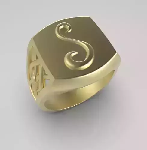 Alphabet Latin S 3D print model