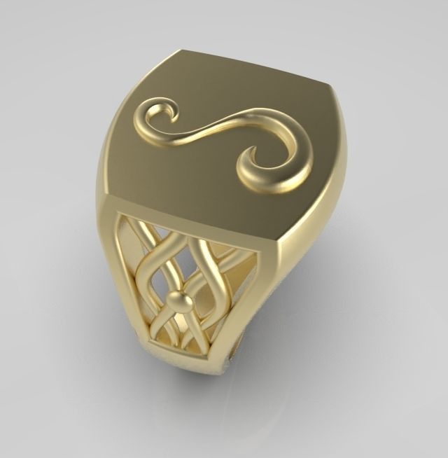 Alphabet Latin S 3D print model_5