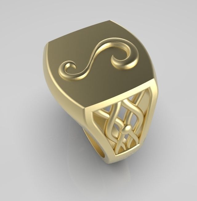 Alphabet Latin S 3D print model_4