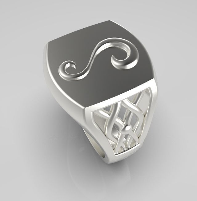 Alphabet Latin S 3D print model_11