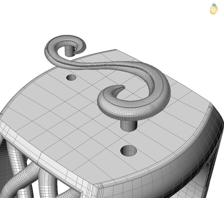 Alphabet Latin S 3D print model_1