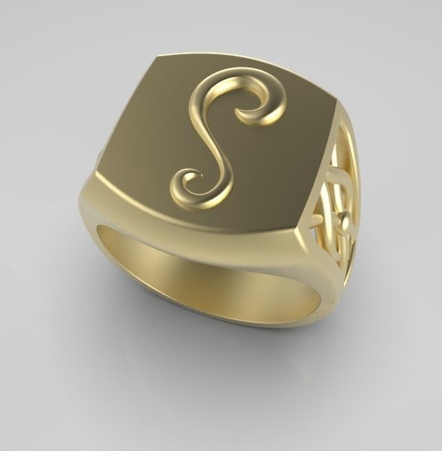 Alphabet Latin S 3D print model_3