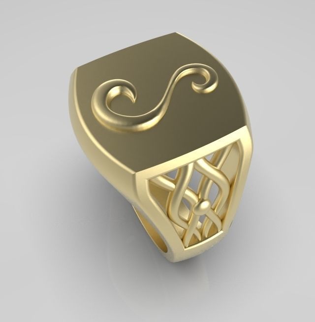 Alphabet Latin S 3D print model_7