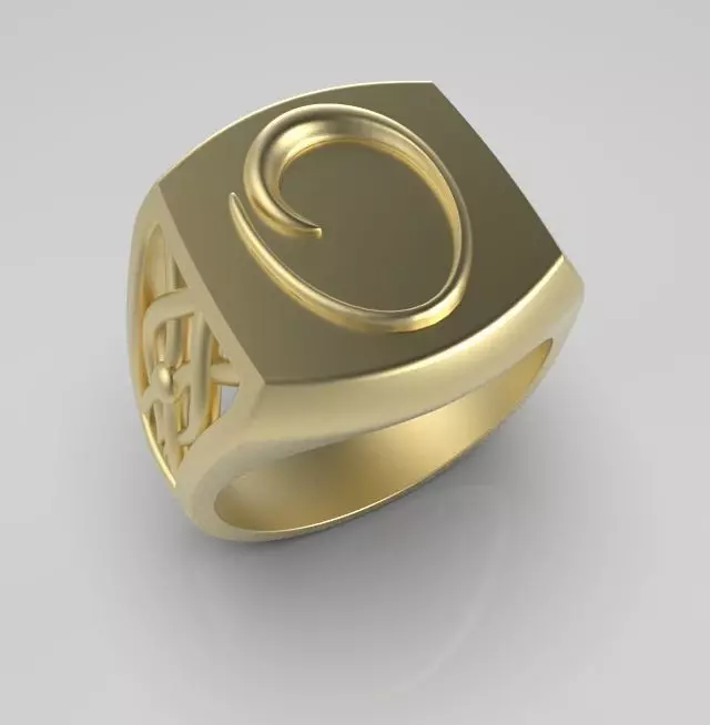 Alphabet Latin O 3D print model_0