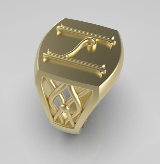 Alphabet Latin N 3D print model_5