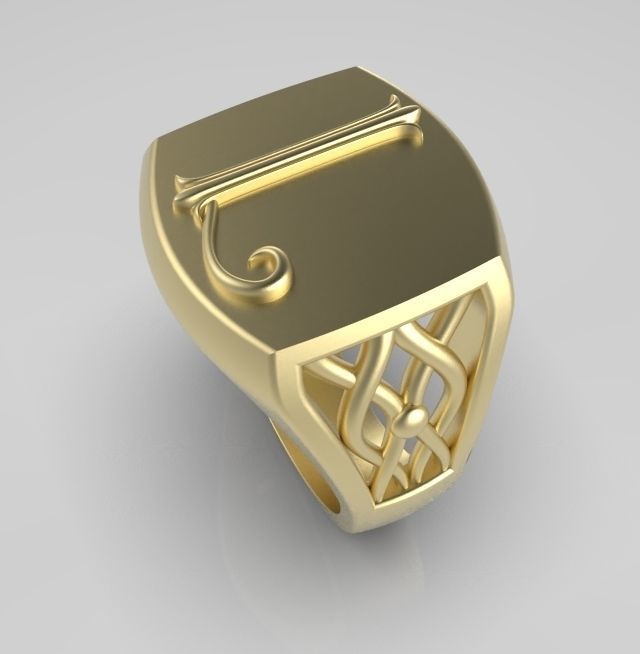 Alphabet Latin L 3D print model_7