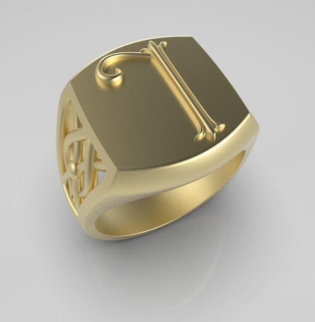 Alphabet Latin L 3D print model_2