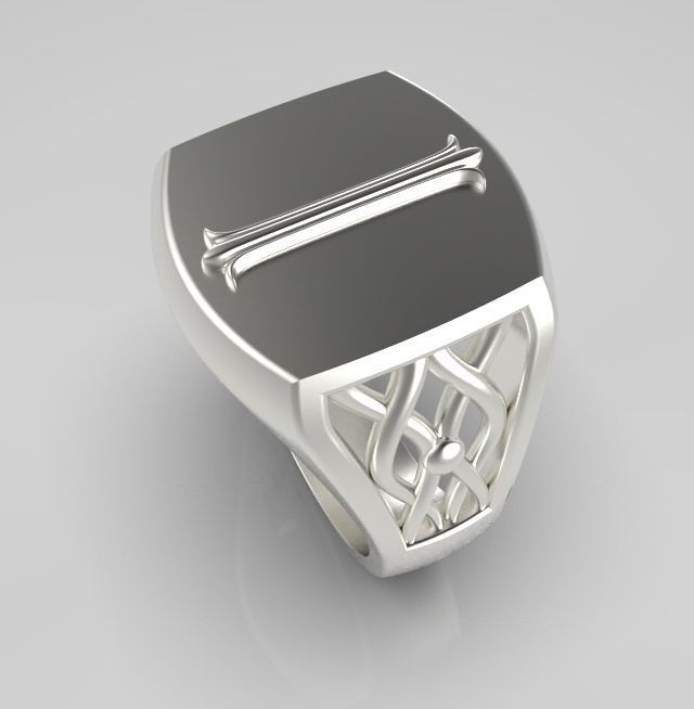 Alphabet Latin I 3D print model_15