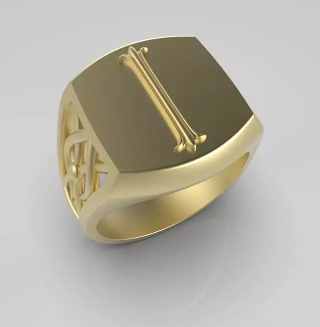 Alphabet Latin I 3D print model_0