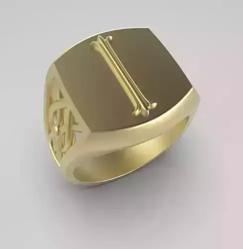 Alphabet Latin I 3D print model