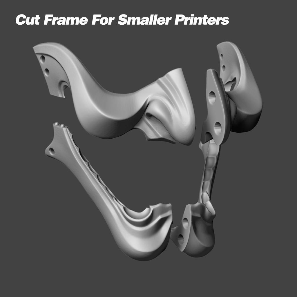 Ninja Hannya Mask 3D print model_7