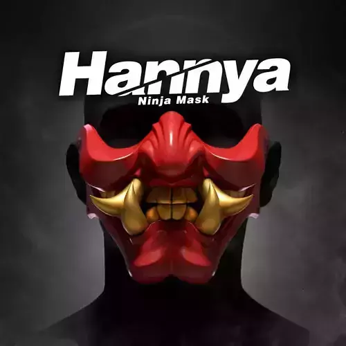 Ninja Hannya Mask 3D print model