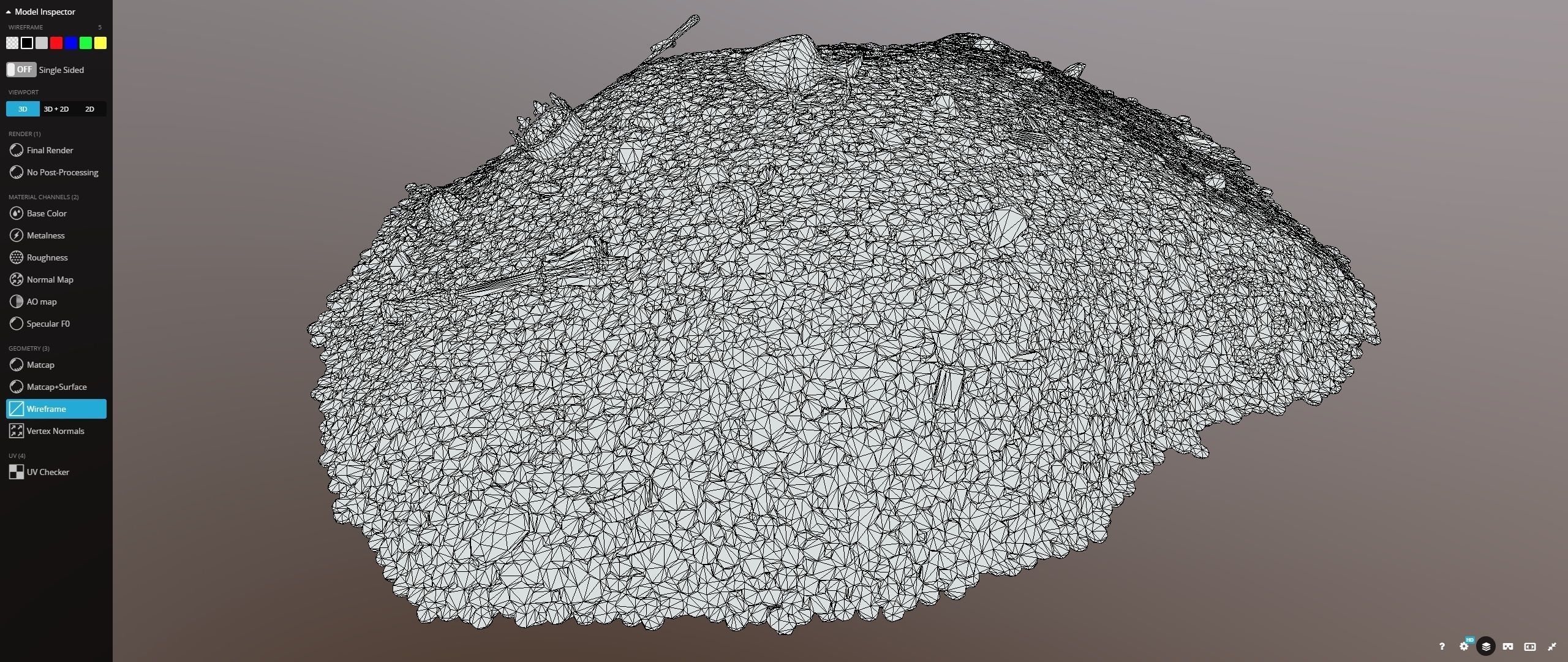 Pile of gold Low-poly 3D model_8