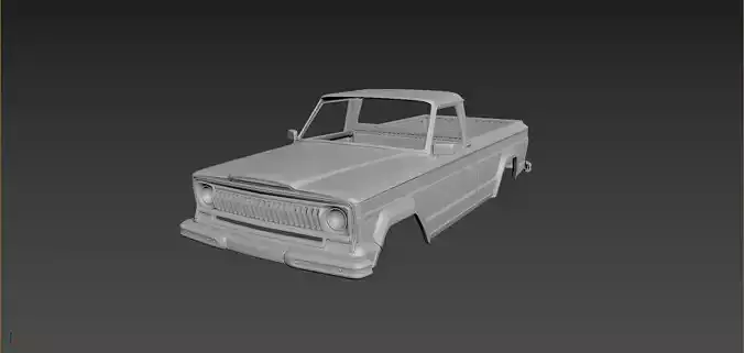 Jeep J10 1977 Body For Print