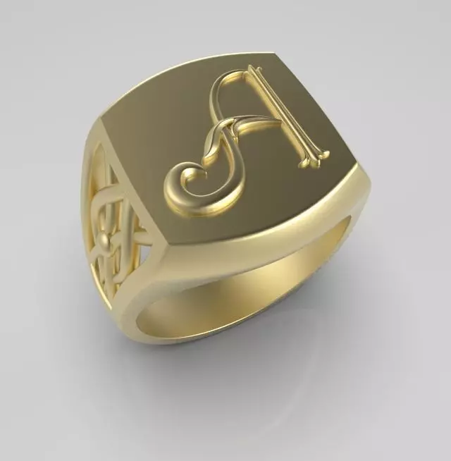 Alphabet Latin A 3D print model_0