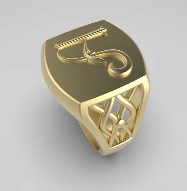 Alphabet Latin A 3D print model_2