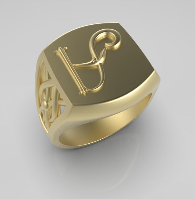 Alphabet Latin A 3D print model_9