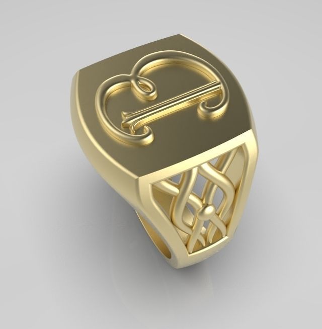 Alphabet Latin B 3D print model_7