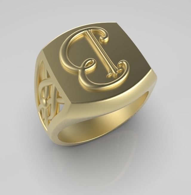 Alphabet Latin B 3D print model_9