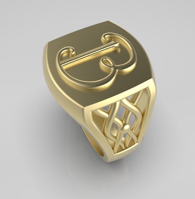Alphabet Latin B 3D print model_3