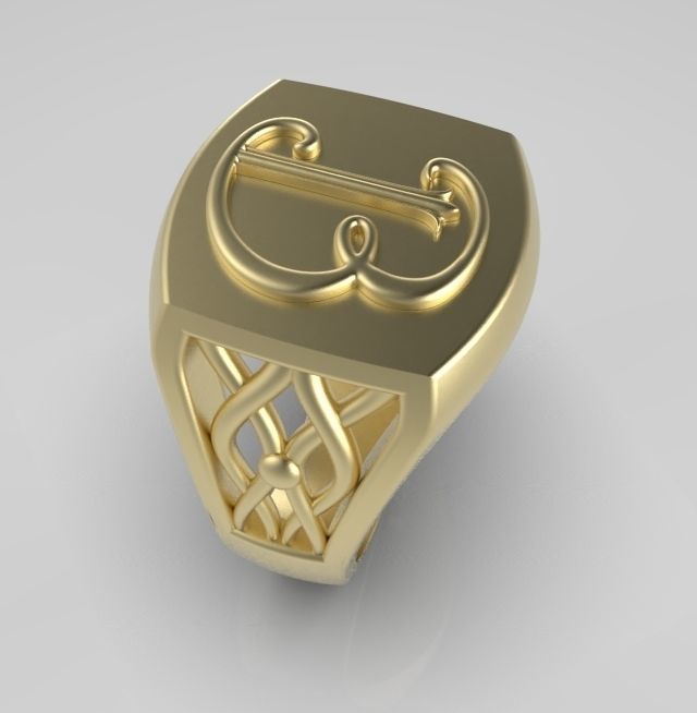 Alphabet Latin B 3D print model_2