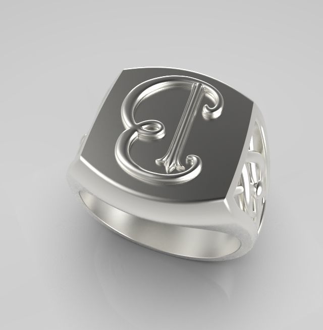 Alphabet Latin B 3D print model_16