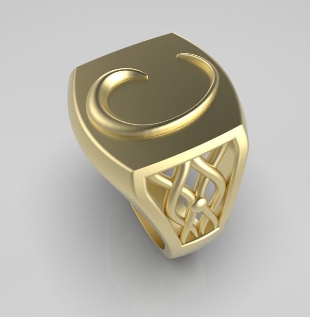 Alphabet Latin C 3D print model_7