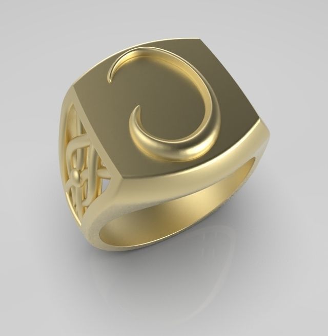 Alphabet Latin C 3D print model_9