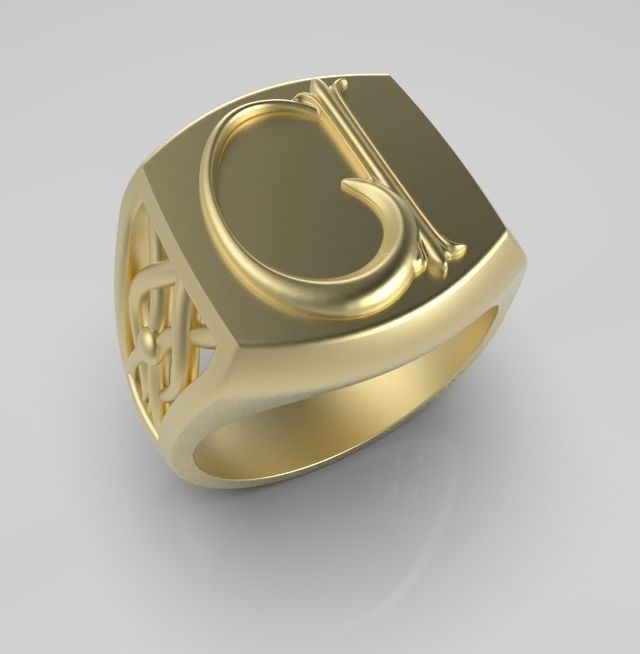 Alphabet Latin D 3D print model_9