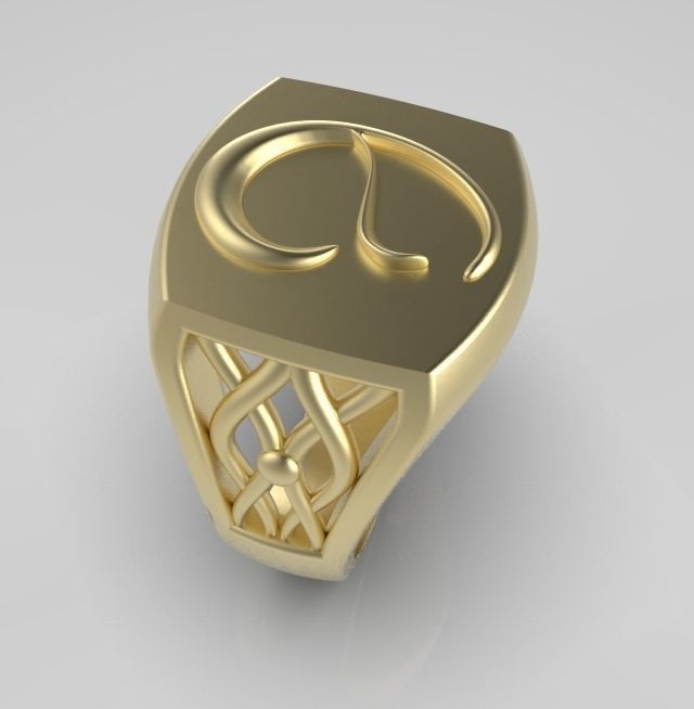 Alphabet Latin E 3D print model_8