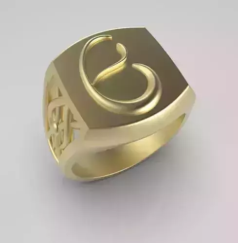 Alphabet Latin E 3D print model