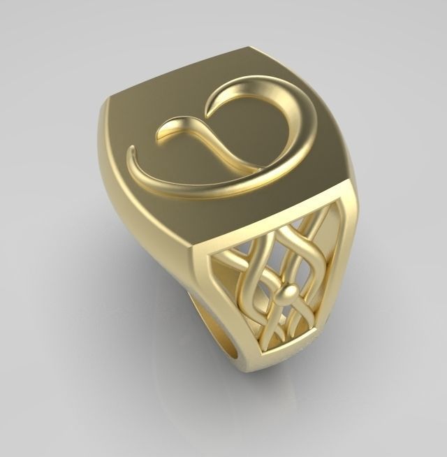 Alphabet Latin E 3D print model_4