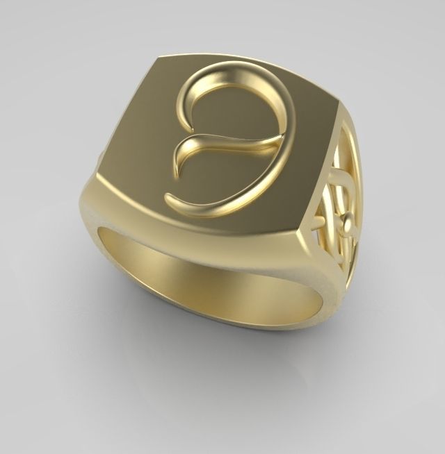 Alphabet Latin E 3D print model_3