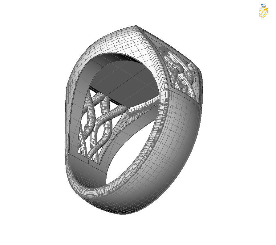 Alphabet Latin E 3D print model_24