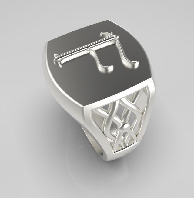 Alphabet Latin F 3D print model_15