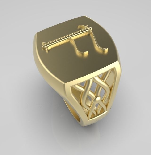 Alphabet Latin F 3D print model_7