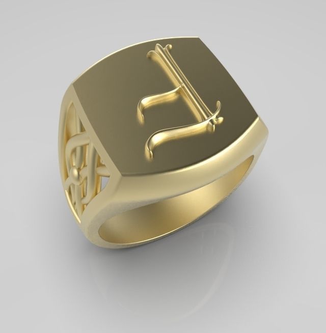 Alphabet Latin F 3D print model_2