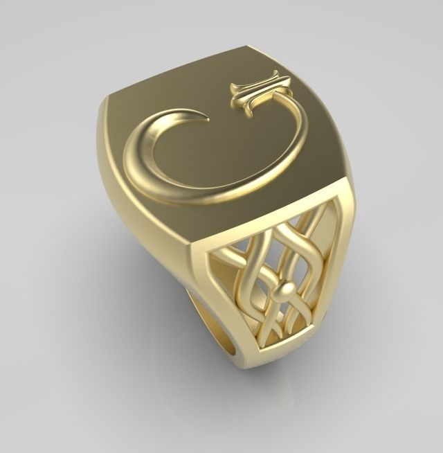 Alphabet Latin G 3D print model_4