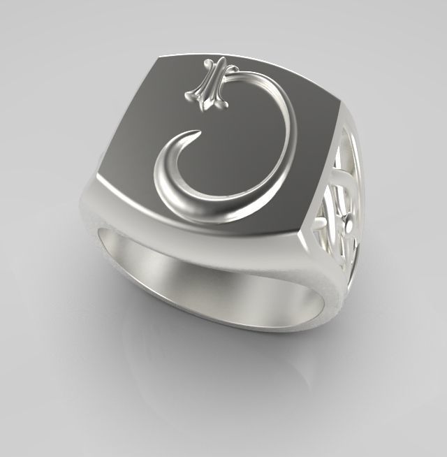 Alphabet Latin G 3D print model_10