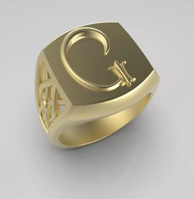 Alphabet Latin G 3D print model_0