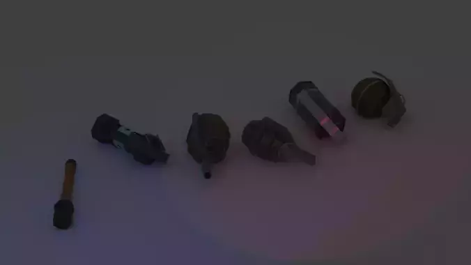 Polygonal grenade pack
