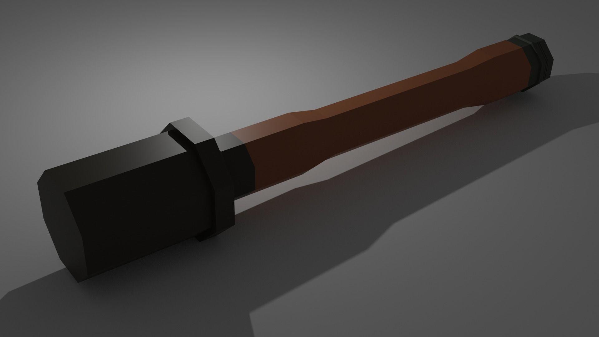 Polygonal grenade pack Low-poly 3D model_3