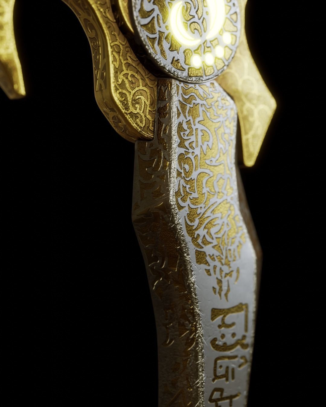 Dagger of Time Prince of Persia Custom 3D Model 3D model_7