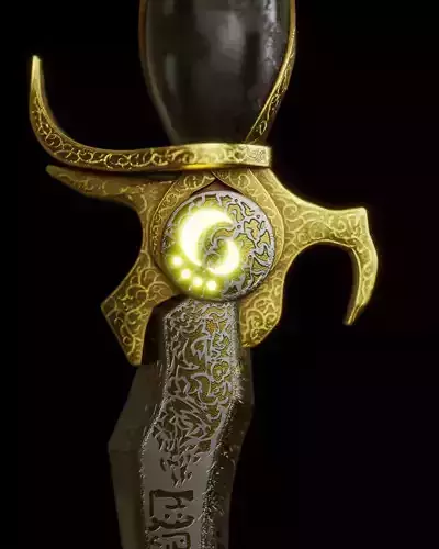 Dagger of Time Prince of Persia Custom 3D Model