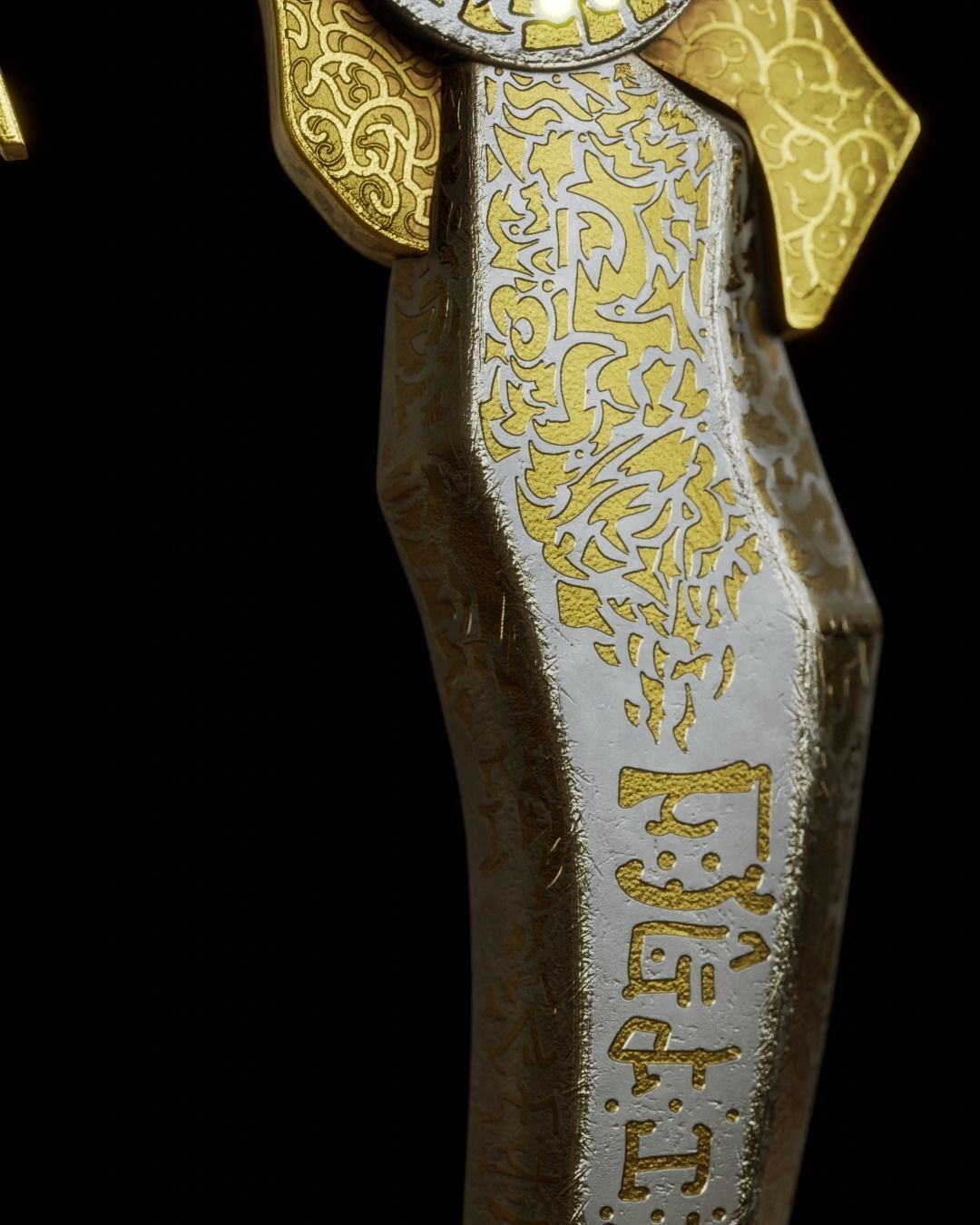 Dagger of Time Prince of Persia Custom 3D Model 3D model_8