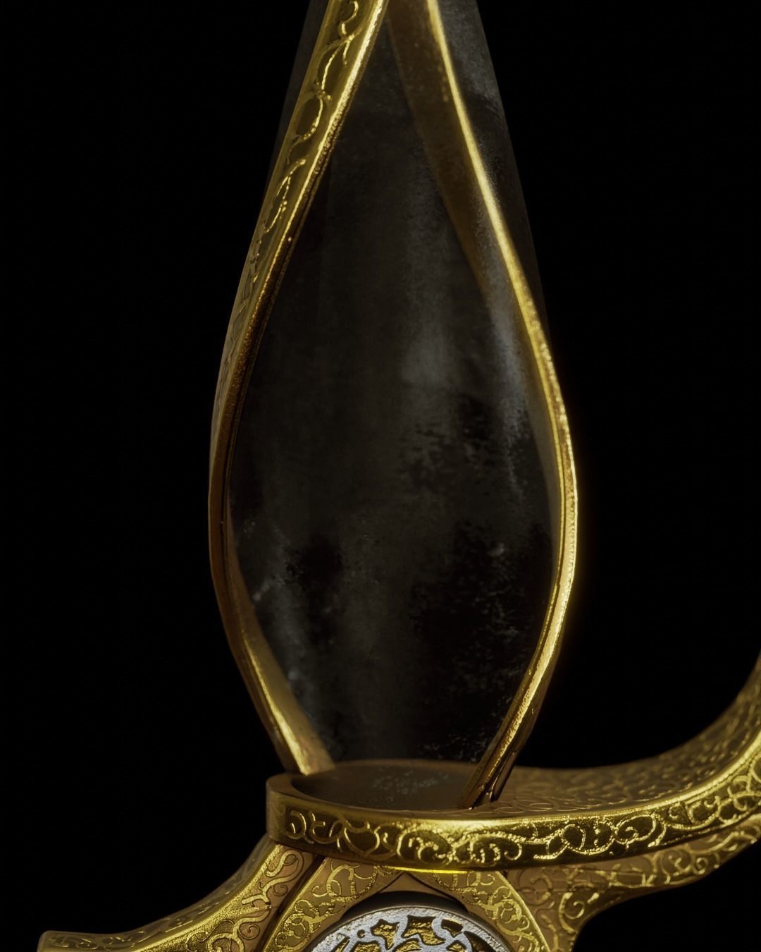 Dagger of Time Prince of Persia Custom 3D Model 3D model_5