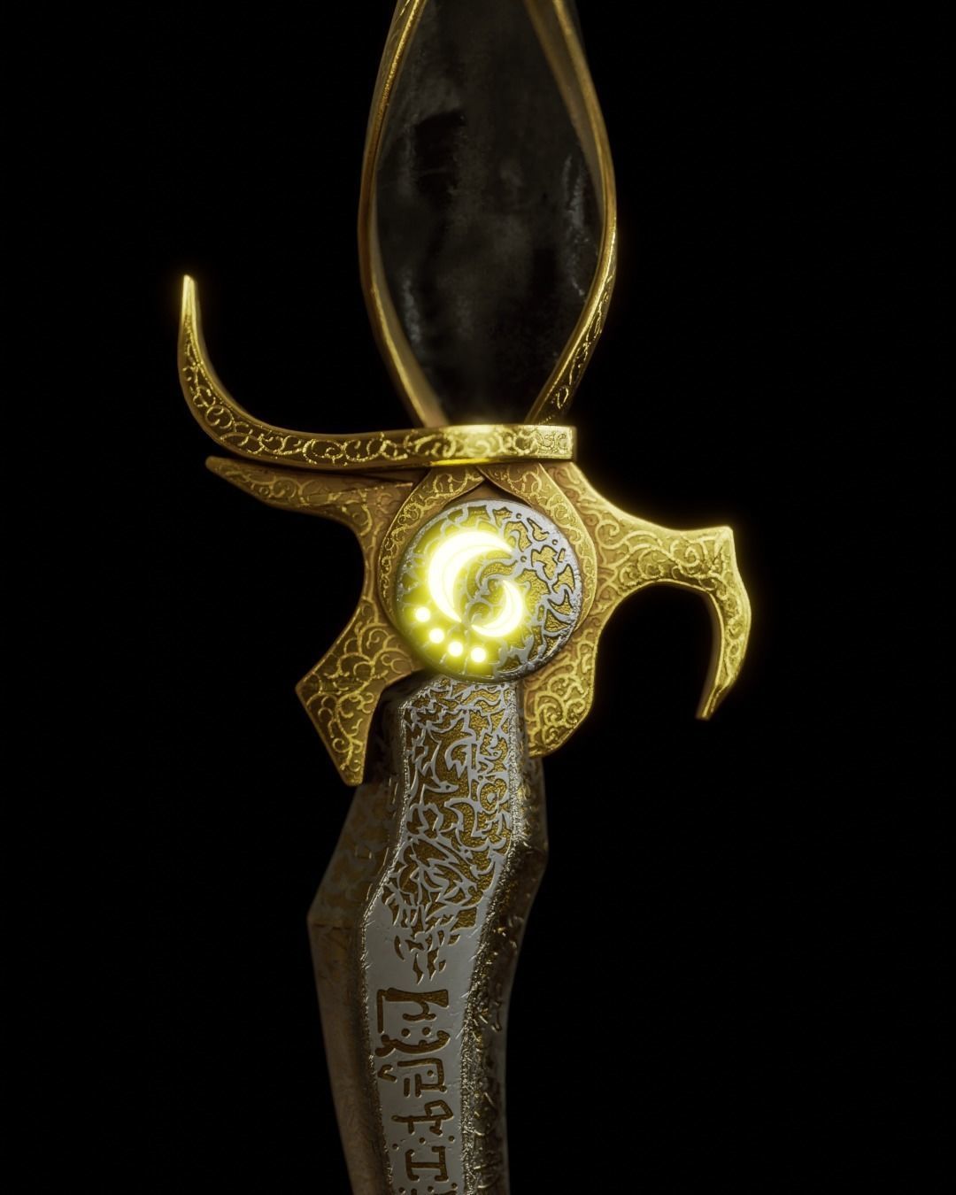 Dagger of Time Prince of Persia Custom 3D Model 3D model_11