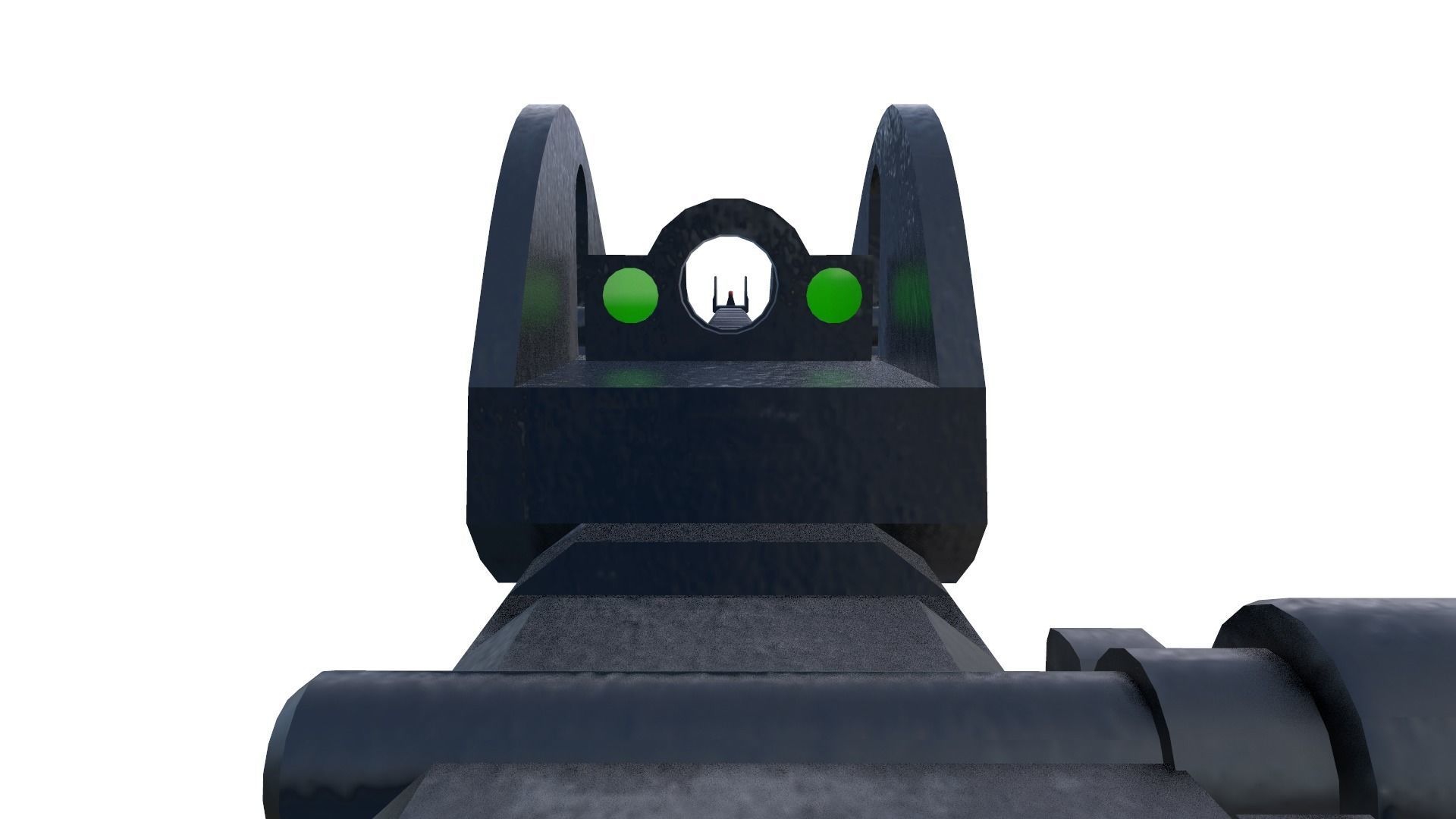 SHOTGUN STF 12 Low-poly 3D model_4