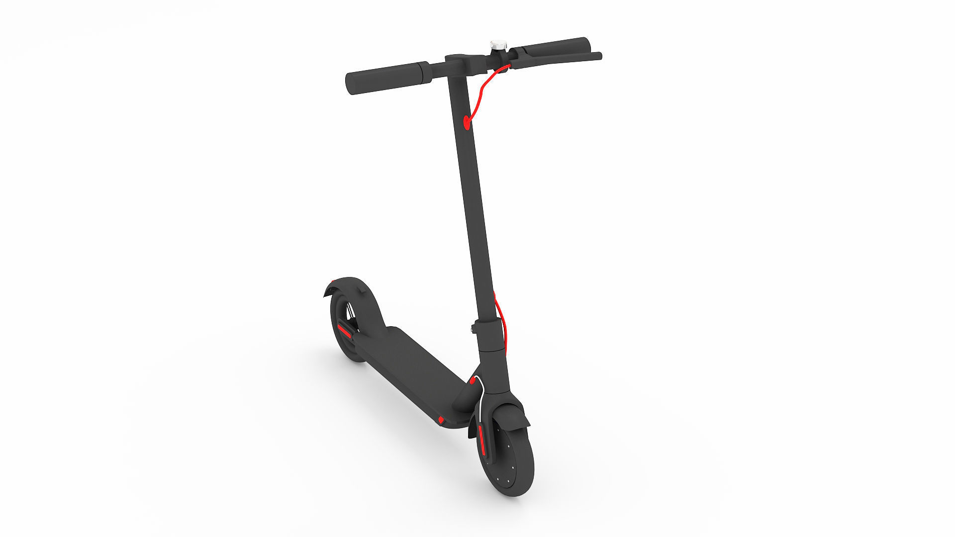 Electric Scooter 2 3D model_3