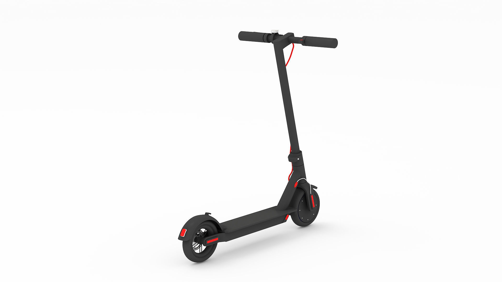 Electric Scooter 2 3D model_1